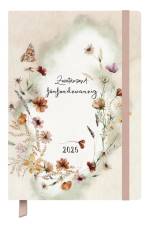 Terminkalender Classic Timer Zarte Blüten 2025 af Verlag Korsch