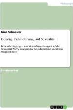 Geistige Behinderung und Sexualität af Gina Schneider