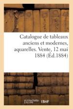 Catalogue de tableaux anciens et modernes, aquarelles. Vente, 12 mai 1884 af collectif