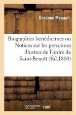 Biographies bénédictines af Onésime Menault