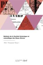 Bulletin de la Société historique et scientifique des Deux-Sèvres af Societe Historique