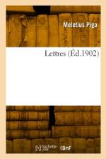 Lettres af Meletius Piga
