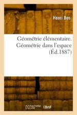 Géométrie élémentaire. Géométrie dans l'espace af Henri Bos