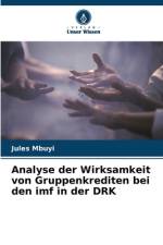 Analyse der Wirksamkeit von Gruppenkrediten bei den imf in der DRK af Jules Mbuyi