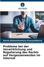 Probleme bei der Verwirklichung und Regulierung des Rechts auf Vergessenwerden im Internet af Amina Bakhytzhankyzy Kuanyshbaeva