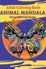 ANIMAL MANDALA Adult Coloring Book af Wonderful Press