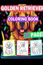 Golden Retriever Coloring Book af Rl Publishing