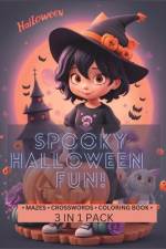 Halloween Activity Maze Crosswords Coloring Book for Kids 3 in 1 af SuÃs Negi