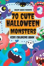 Cute Halloween Monster Coloring Book af Brainy Books