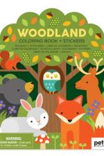 Petit Collage: Woodland Coloring Book + Stickers af Petit Collage