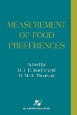 Measurement of Food Preferences af D. M. H. Thomson