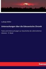 Untersuchungen über die Edessenische Chronik af Ludwig Hallier