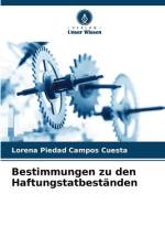Bestimmungen zu den Haftungstatbeständen af Lorena Piedad Campos Cuesta