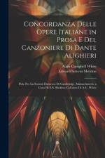 Concordanza Delle Opere Italiane in Prosa E Del Canzoniere Di Dante Alighieri af Edward Stevens Sheldon