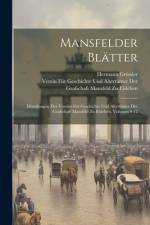 Mansfelder Blätter af Hermann GrÃ¶ssler