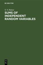 Sums of Independent Random Variables af V V Petrov