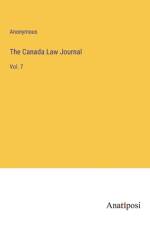 The Canada Law Journal af Anonymous