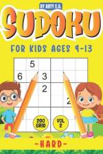 Sudoku for Kids Ages 9-13 Hard af Arty E G