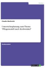 Unterrichtsplanung zum Thema 