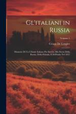 Gl'italiani in Russia af Cesare de Laugier