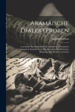 Aramäische Dialektproben af Gustaf Dalman