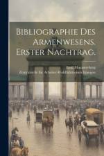Bibliographie des Armenwesens. Erster Nachtrag. af Emil Muensterberg