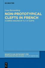 Non-prototypical Clefts in French af Lena Karssenberg