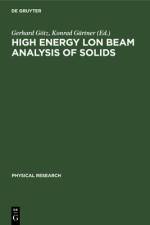 High Energy lon Beam Analysis of Solids