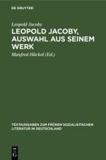 Leopold Jacoby, Auswahl aus seinem Werk af Leopold Jacoby