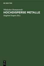 Hochdisperse Metalle af Romanowski Wladyslaw Romanowski