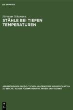 Stahle bei tiefen Temperaturen af Schumann Hermann Schumann