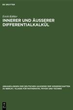 Innerer und ausserer Differentialkalkul af Kahler Erich Kahler