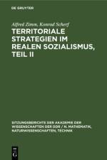 Territoriale Strategien im realen Sozialismus, Teil II af Zimm Scherf Alfred Konrad Zimm Scherf