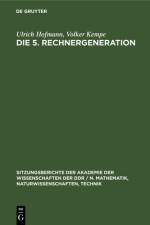 Die 5. Rechnergeneration af Hofmann Kempe Ulrich Volker Hofmann Kempe