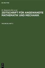 Zeitschrift fur Angewandte Mathematik und Mechanik