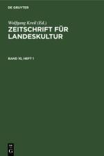 Zeitschrift fur Landeskultur