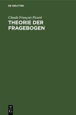Theorie der Fragebogen af Picard Claude Francois Picard