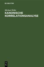 Kanonische Korrelationsanalyse af Rohr Michael Rohr