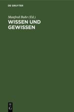 Wissen und Gewissen