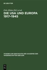 Die USA und Europa 1917-1945