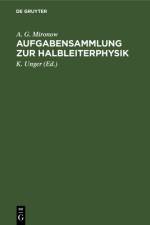 Aufgabensammlung zur Halbleiterphysik af Bontsch-Brujewitsch Swjagin Karpenko ... Bontsch-Brujewitsch Swjagin Karpenko