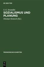 Sozialismus und Planung af Strumilin S. G. Strumilin