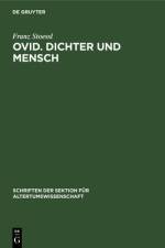 Ovid. Dichter und Mensch af Stoessl Franz Stoessl