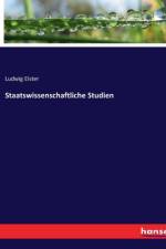 Staatswissenschaftliche Studien af Ludwig Elster