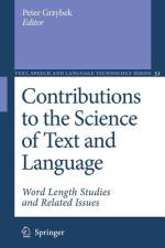 Contributions to the Science of Text and Language af Peter Grzybek