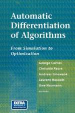 Automatic Differentiation of Algorithms af Andreas Griewank