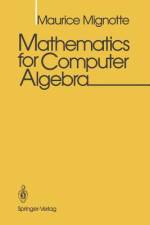 Mathematics for Computer Algebra af Maurice Mignotte
