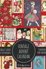 Vintage Advent Calendar Scrapbook Paper Pad af Crafty As Ever