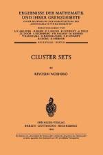 Cluster Sets af Kiyoshi Noshiro