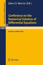 Conference on the Numerical Solution of Differential Equations af J. L. Morris